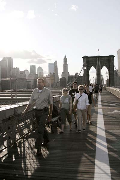 Over Brooklyn Bridge  -  New York City - Photography by Katherine Keck 