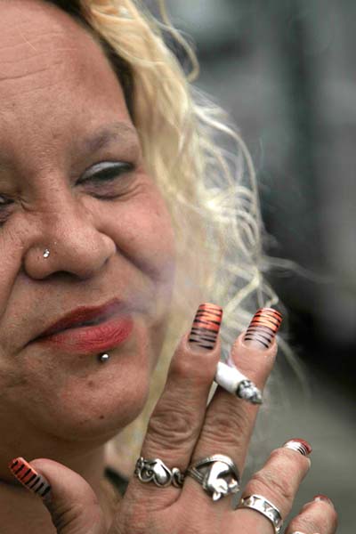 Blowing Smoke   -  Coney Island - Photography by Katherine Keck 